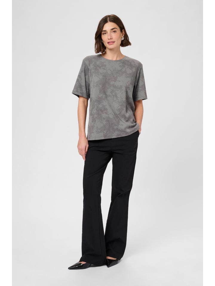 

CULTURE Футболка CUhamo свободного кроя, серого цвета