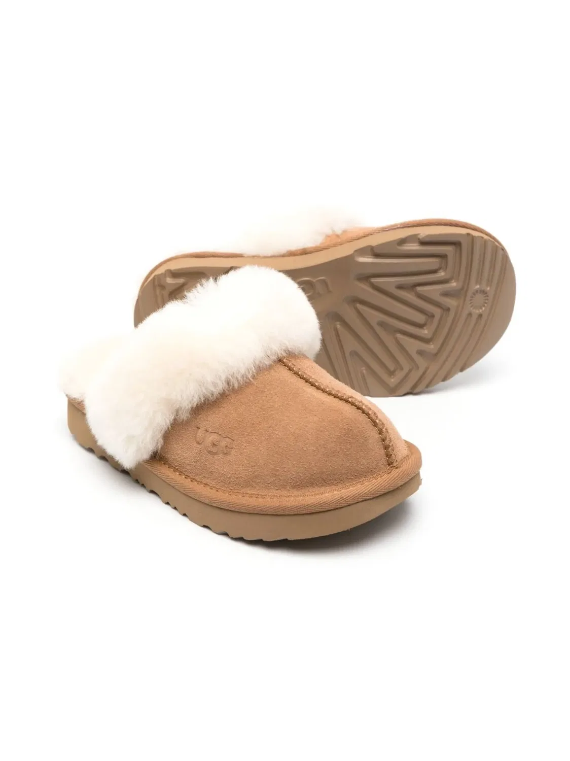 Уютные тапочки II UGG, коричневый — фото 3