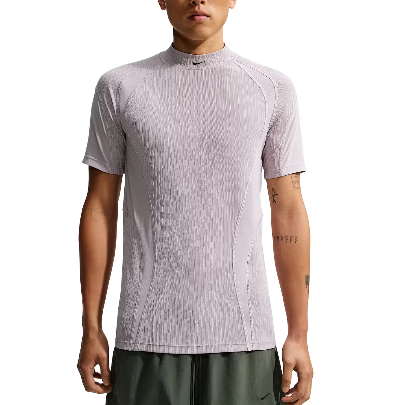 Футболка с принтом Tech Dri-FIT ADV Nike, серая — фото 2