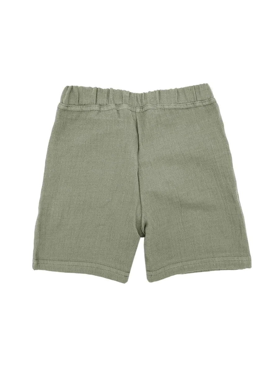 Шорты MAXIMO Regular 'GOTS MINI-Shorts,Musselinstoff' зеленого цвета — фото 2
