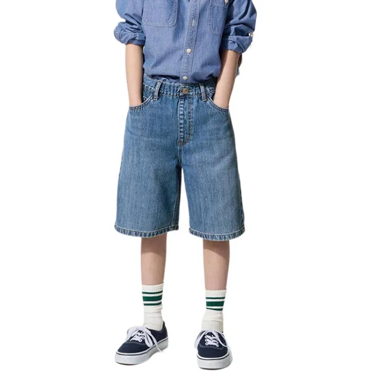 Детские шорты хлопковые UNIQLO, 65 Royal Blue