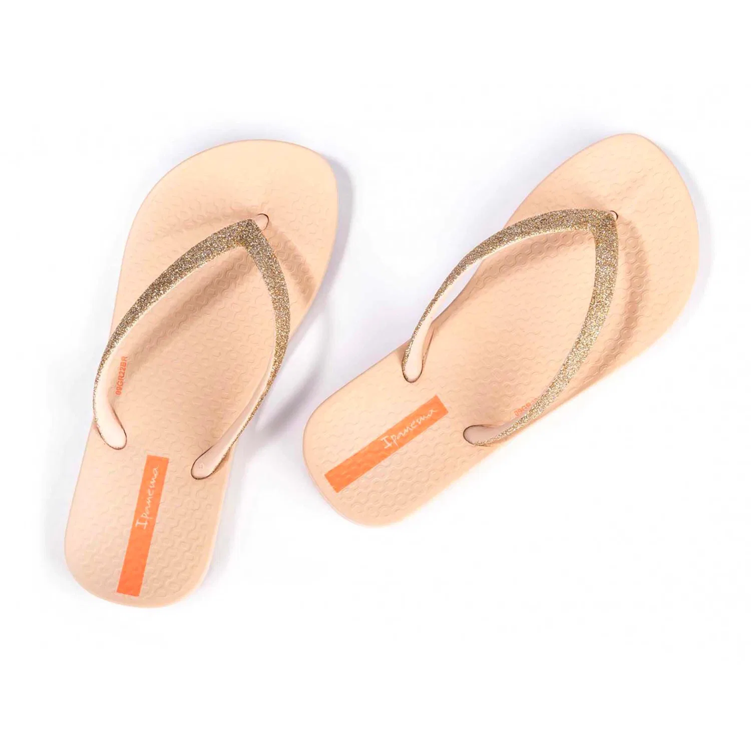 Детские шлепанцы с анатомической стелькой Lolita Kids Antomical Ipanema, Цвет: Gold AG281 Beige/Beige — фото 4