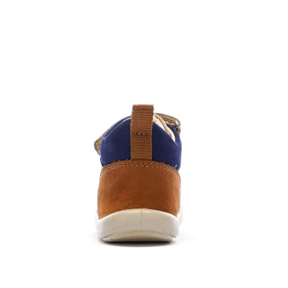 Детские кроссовки с высоким верхом Bottillon Kickers, Braun / Dunkelbraun — фото 4