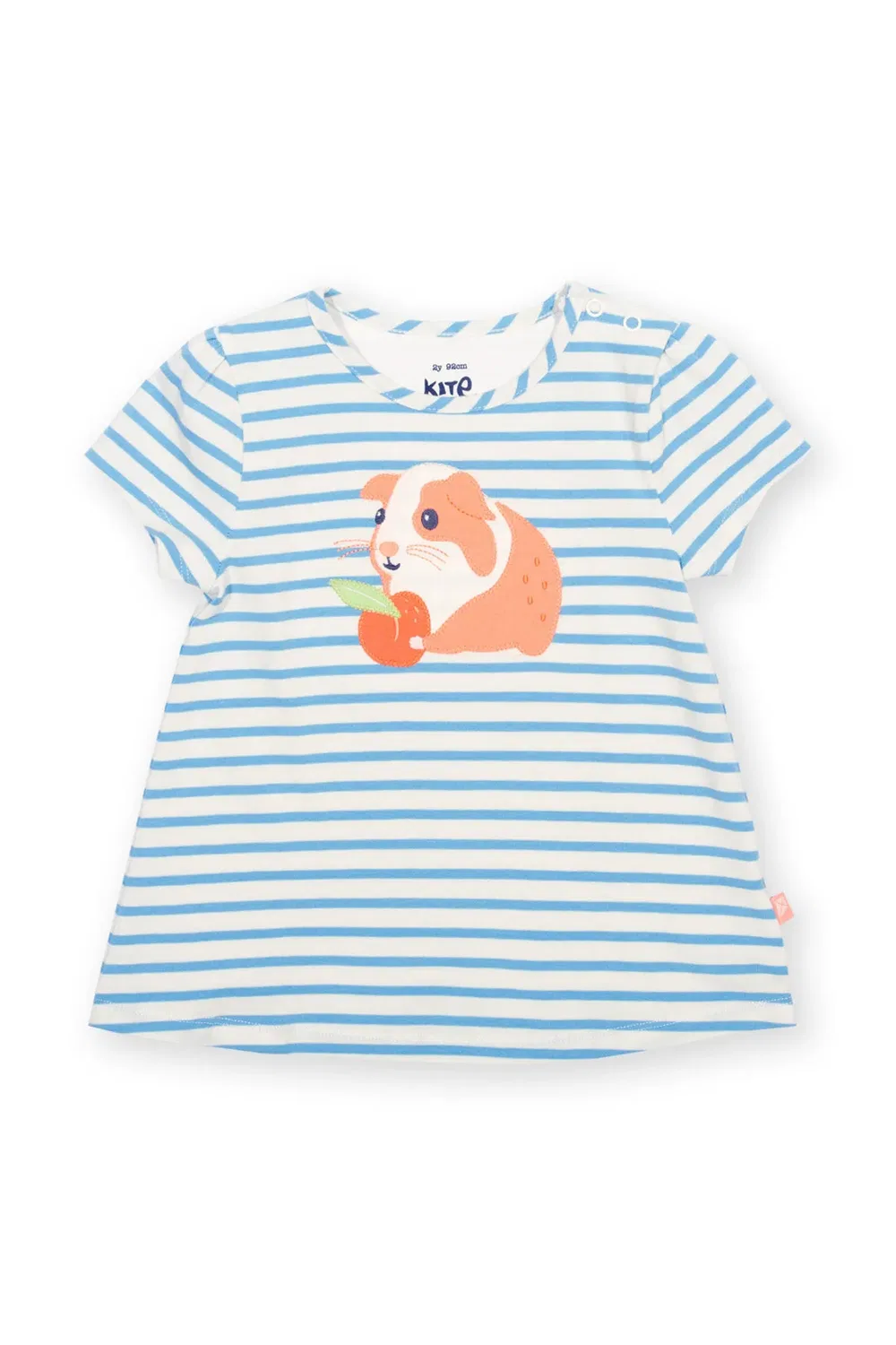 Детская туника с принтом Peachy Pig Kite, Blue