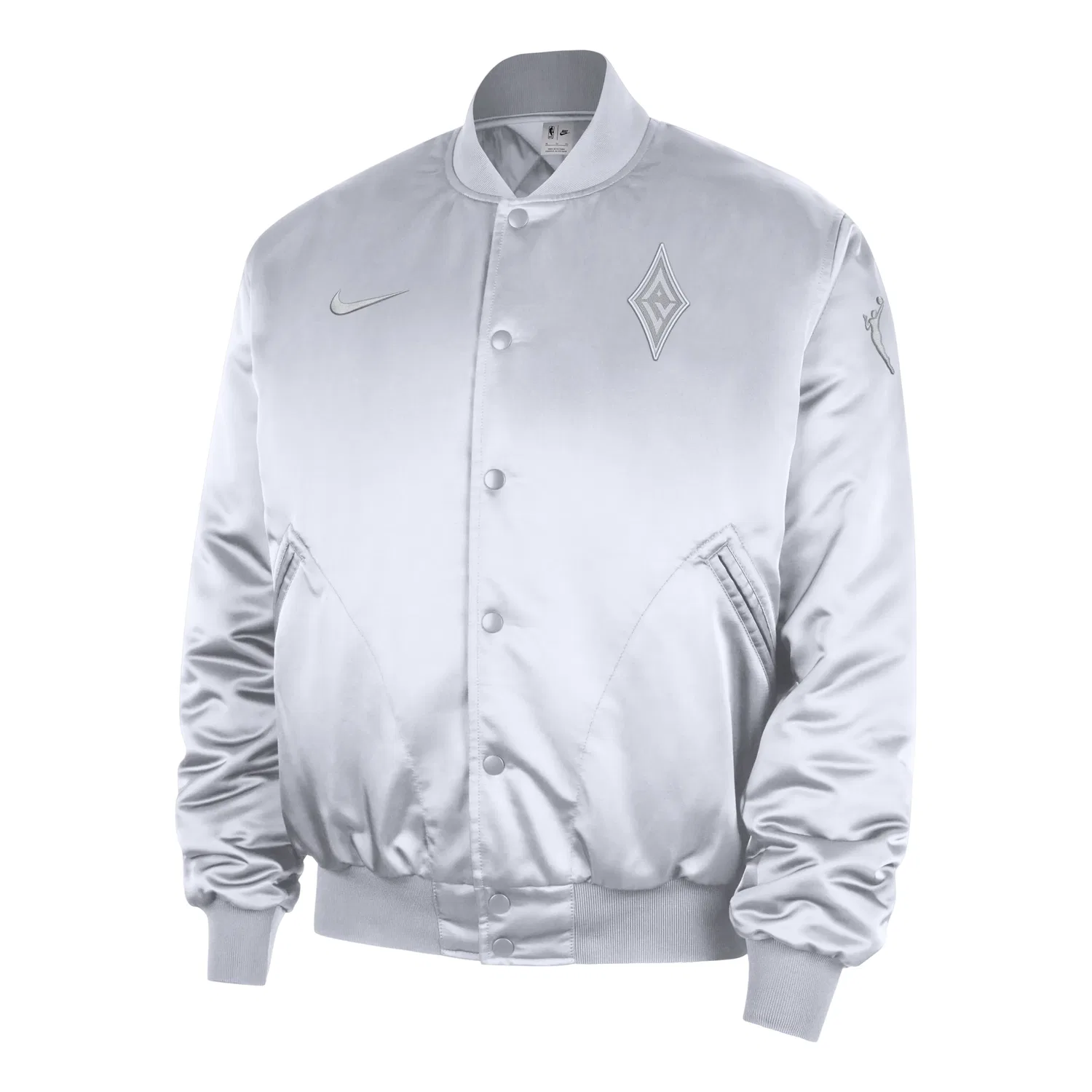 Мужская куртка для баскетбола Las Vegas Aces WNBA Game Jacket 'White Metallic Silver' Nike, White/Metallic Silver