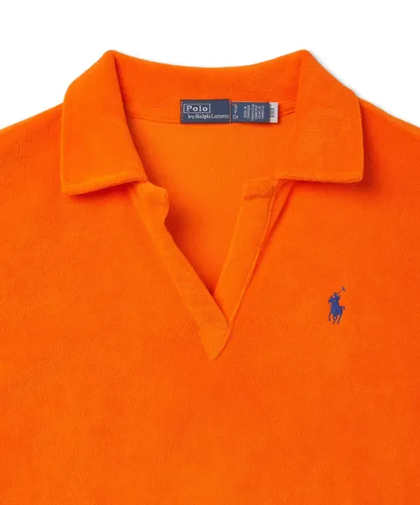 Пике/поло терри, свободная посадка, Polo Ralph Lauren, оранжевый — фото 3