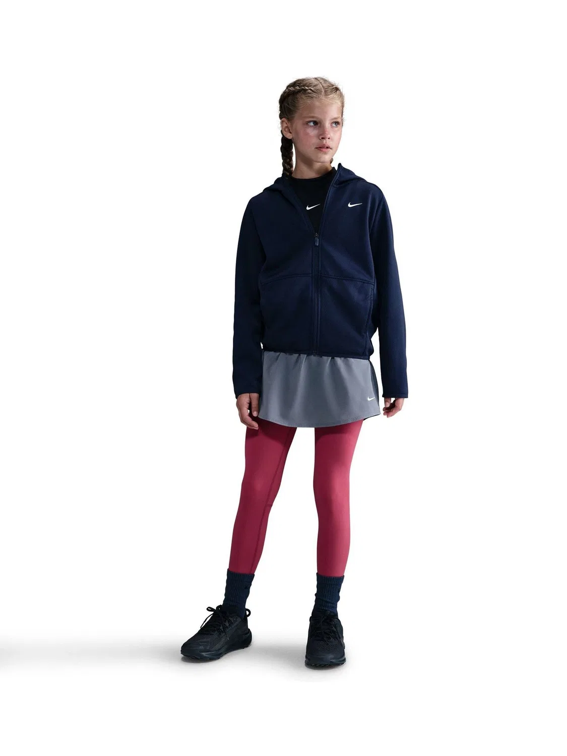 Толстовка с капюшоном Therma Fleece Winterized Nike, Midnight Navy