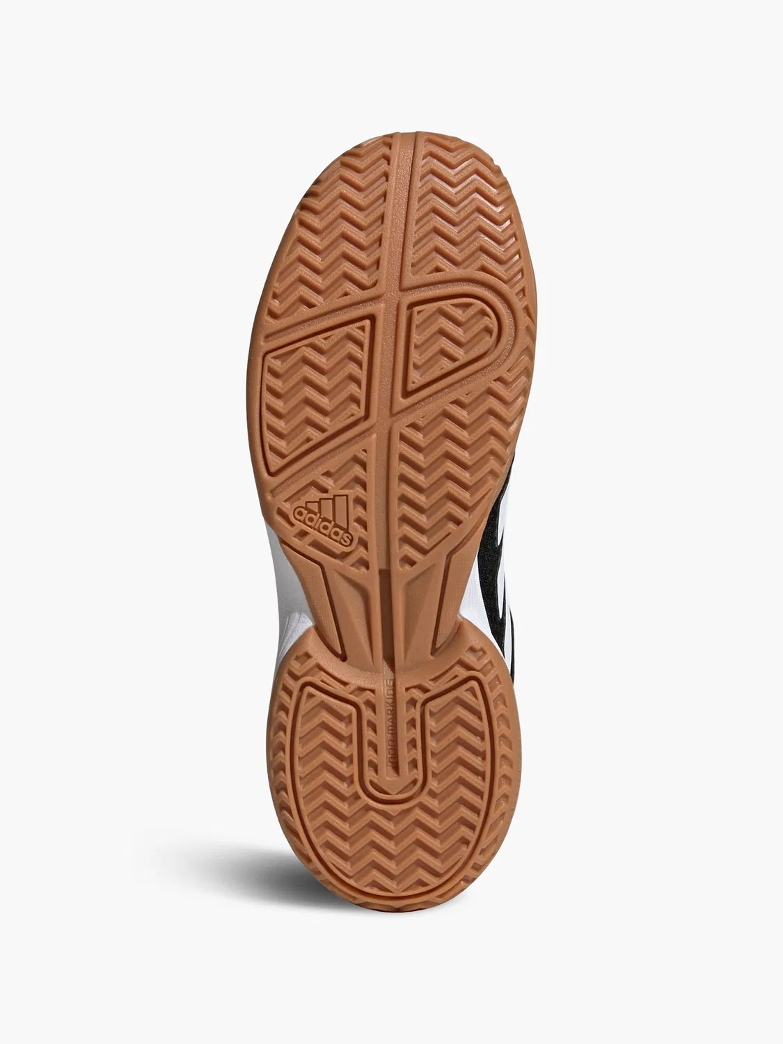 Детские тренировочные кроссовки с полосками Adidas, черный — фото 2