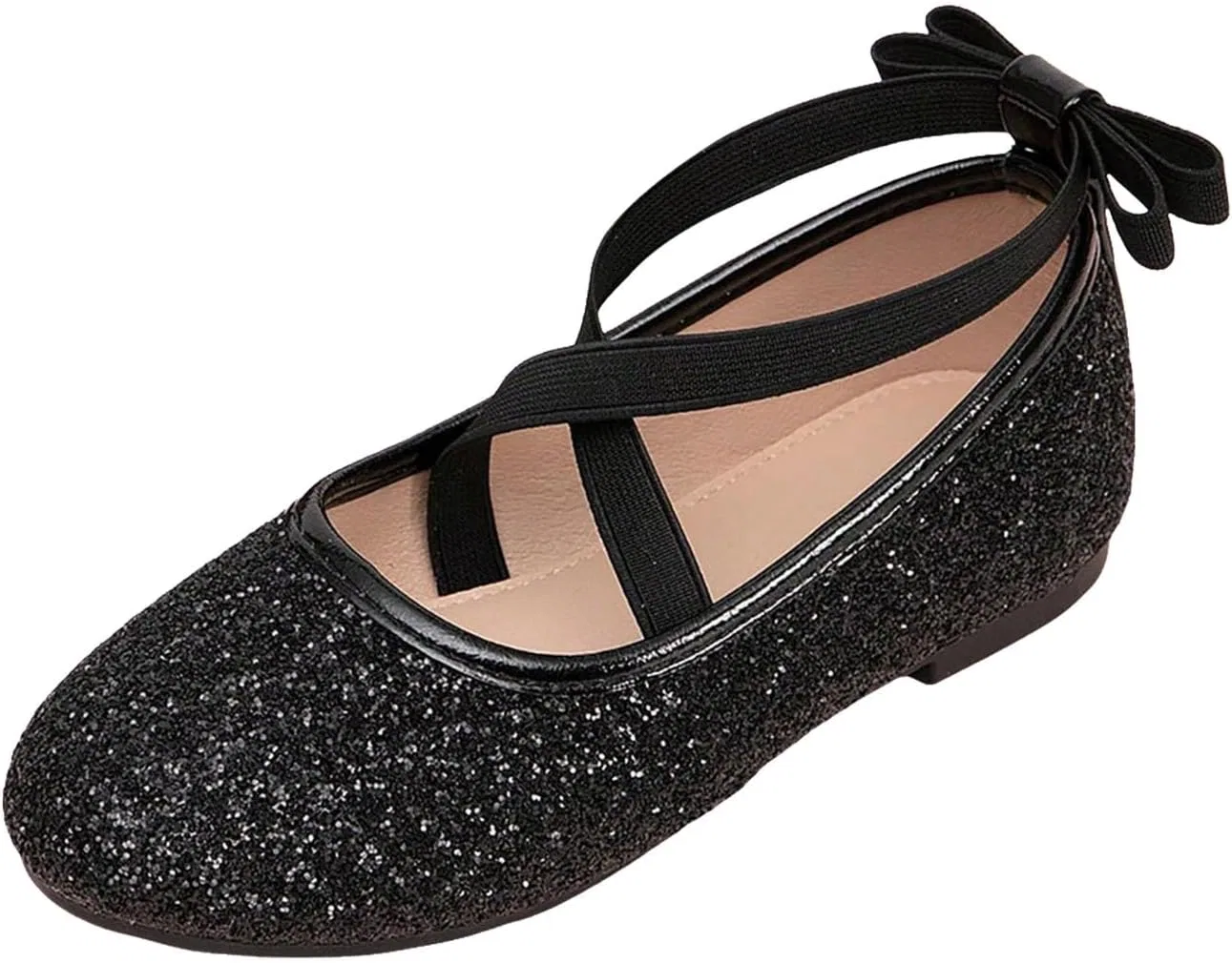 Детские балетки для девочек с ремешком на щиколотке Mary Jane Flats, Black