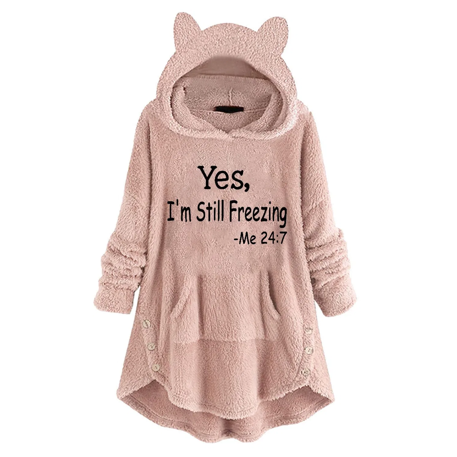 Женский дождевик с капюшоном Harajuku, Colore: Rosa