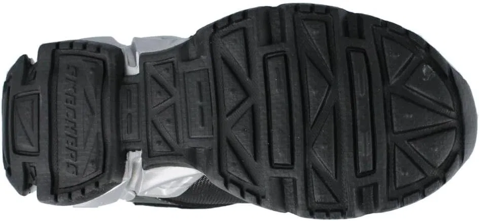 Детские кроссовки для мальчиков с принтом Airtrax Skechers, Black/Silver — фото 4