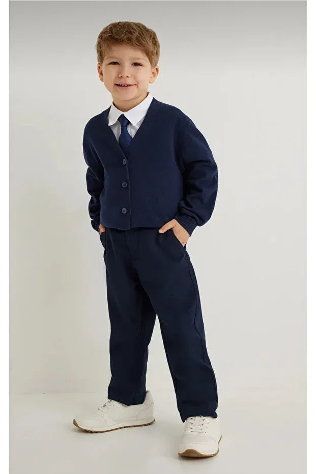 Детские брюки для мальчиков из габардина Asl Golf Club, Navy Blue
