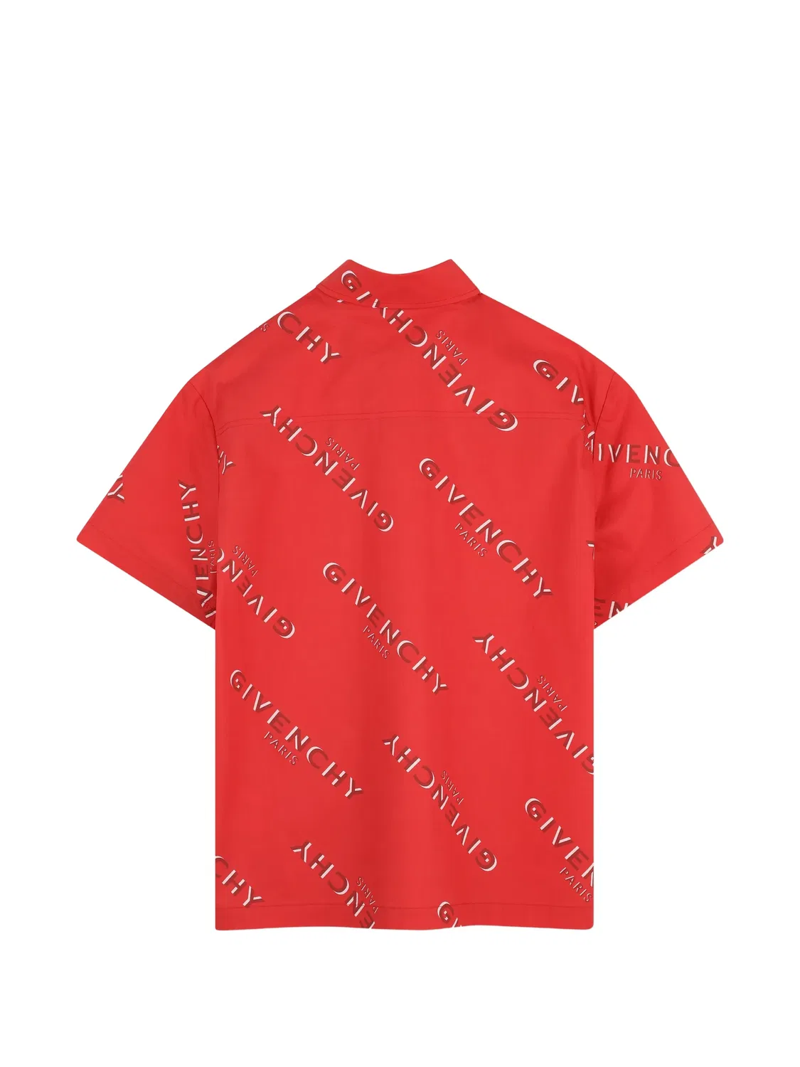 Комплект из футболки и шортов с логотипом Givenchy Kids, красный — фото 3