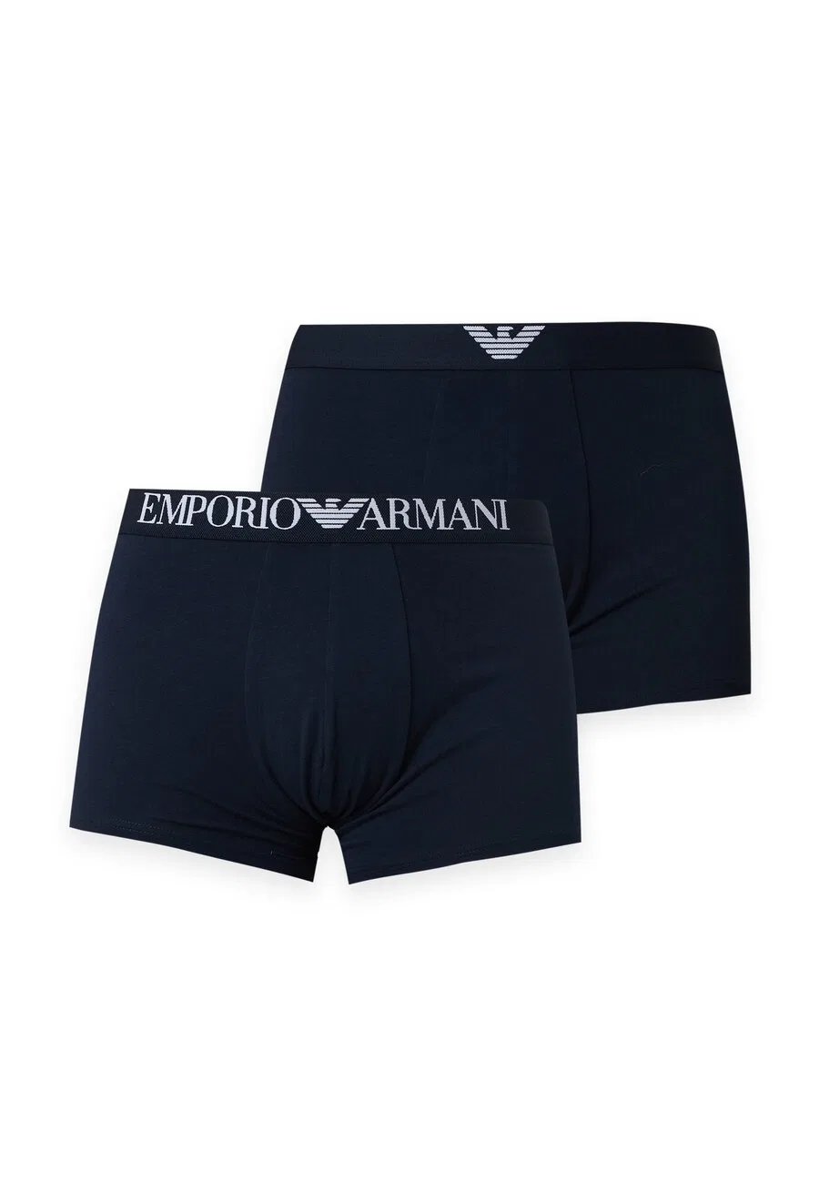 Боксерские шорты Emporio Armani темно-синего цвета