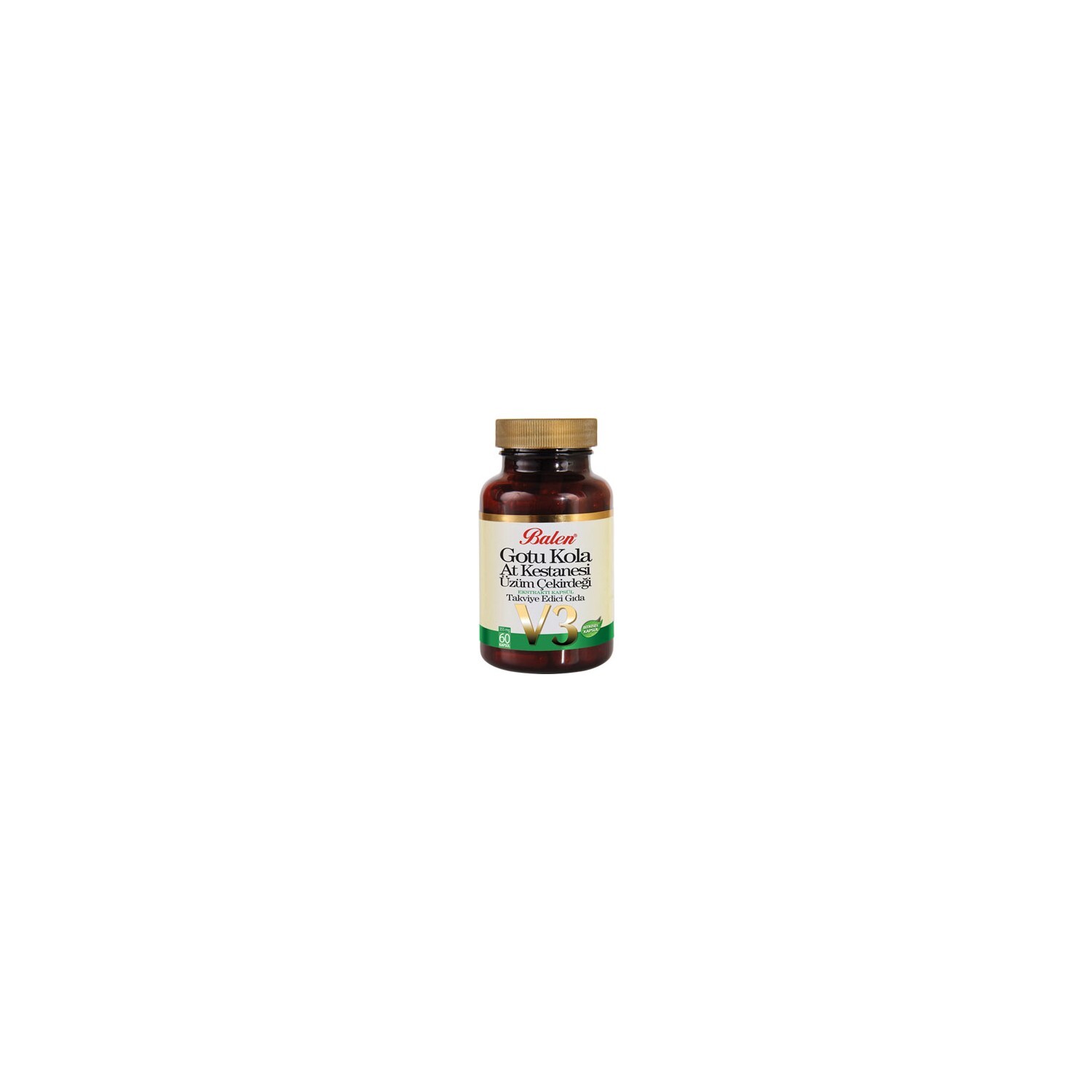 

Активная добавка Balen Gotu Kola Horse Chestnut Grape Seed, 60 капсул