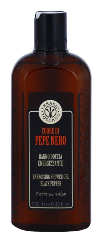

Бодрящий гель для душа Erbario Toscano Black Pepper