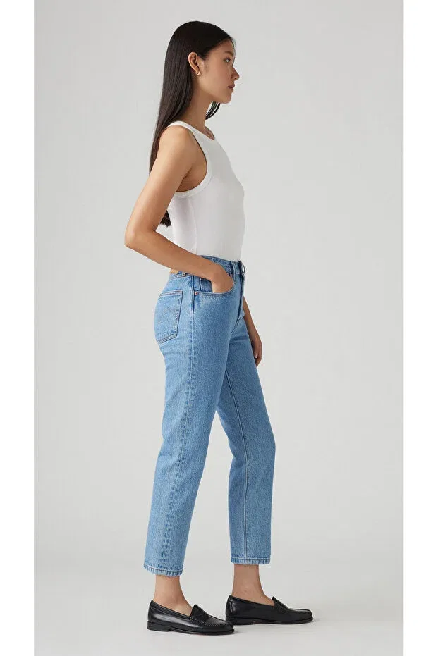 Женские джинсы укороченные Levi'S, Blue — фото 2