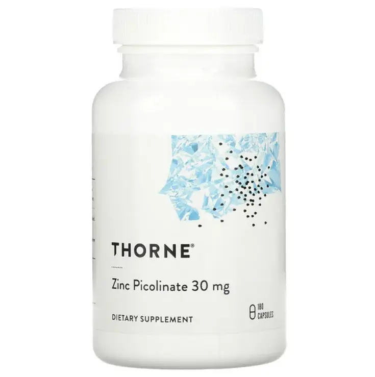 

Пиколинат цинка Thorne Research 30 мг, 180 капсул