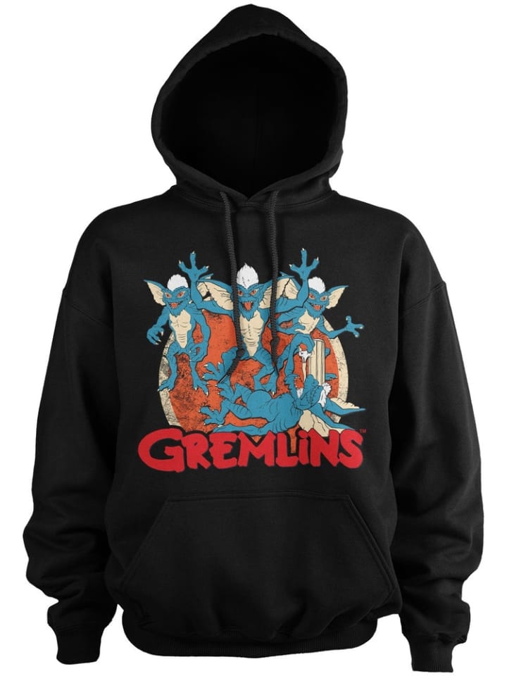 

Толстовка Group Big Tall Hoodie черного цвета Gremlins