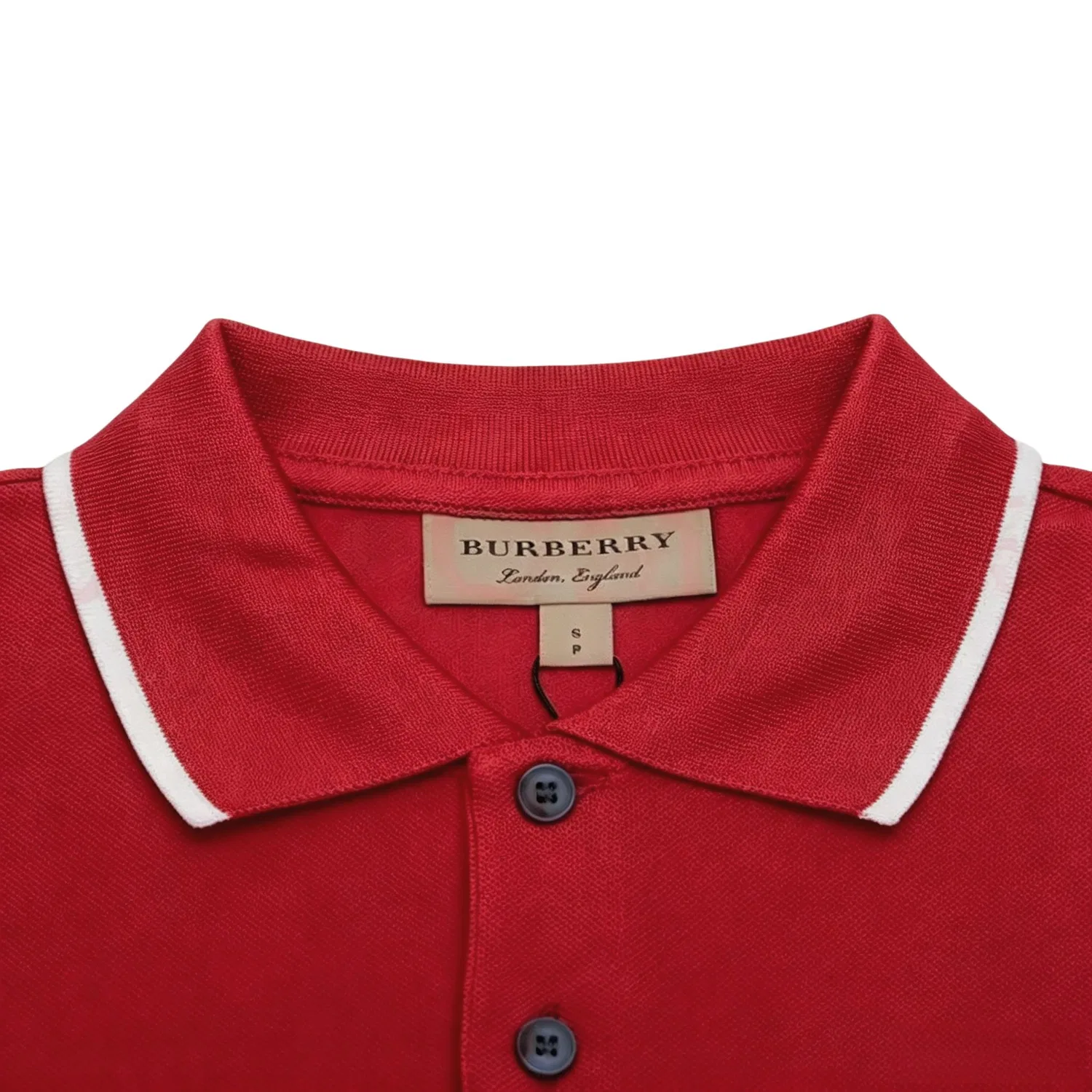 Мужское поло Burberry, Red — фото 4