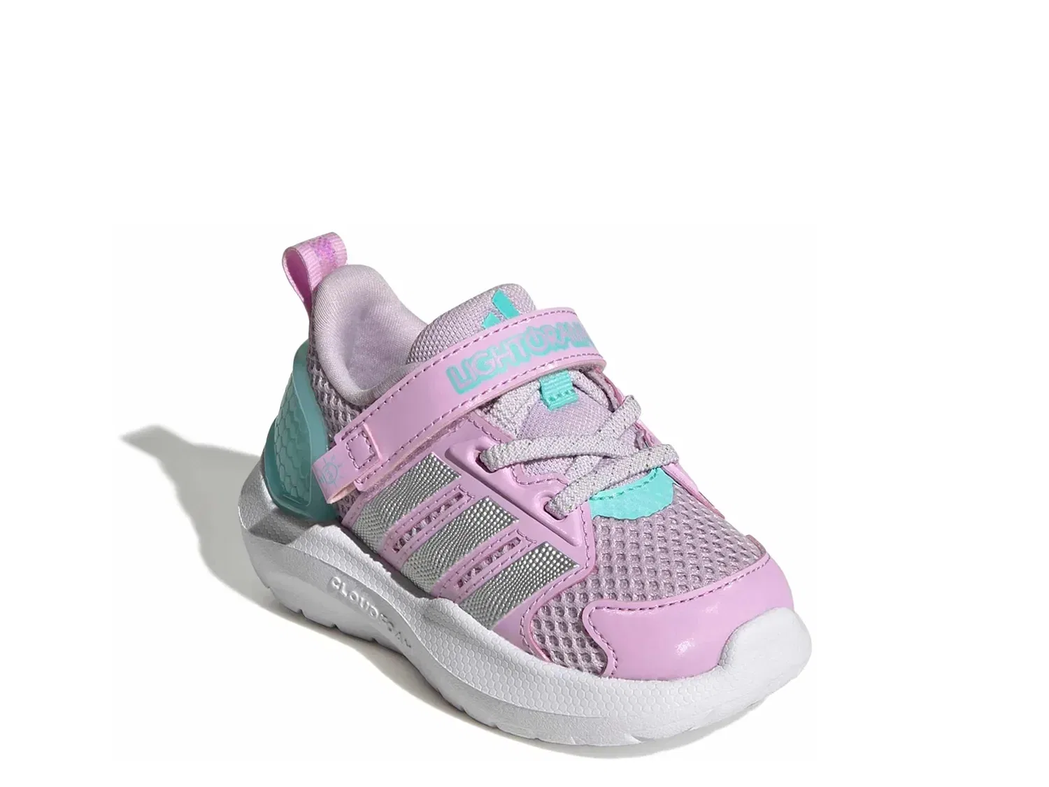Кроссовки со светящейся пяткой Lightorama, adidas, лавандовый