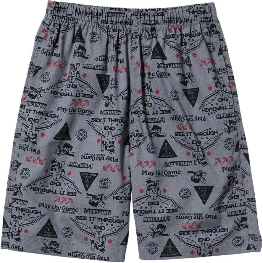 Детские шорты с хлопковым материалом UNIQLO, Asphalt Gray