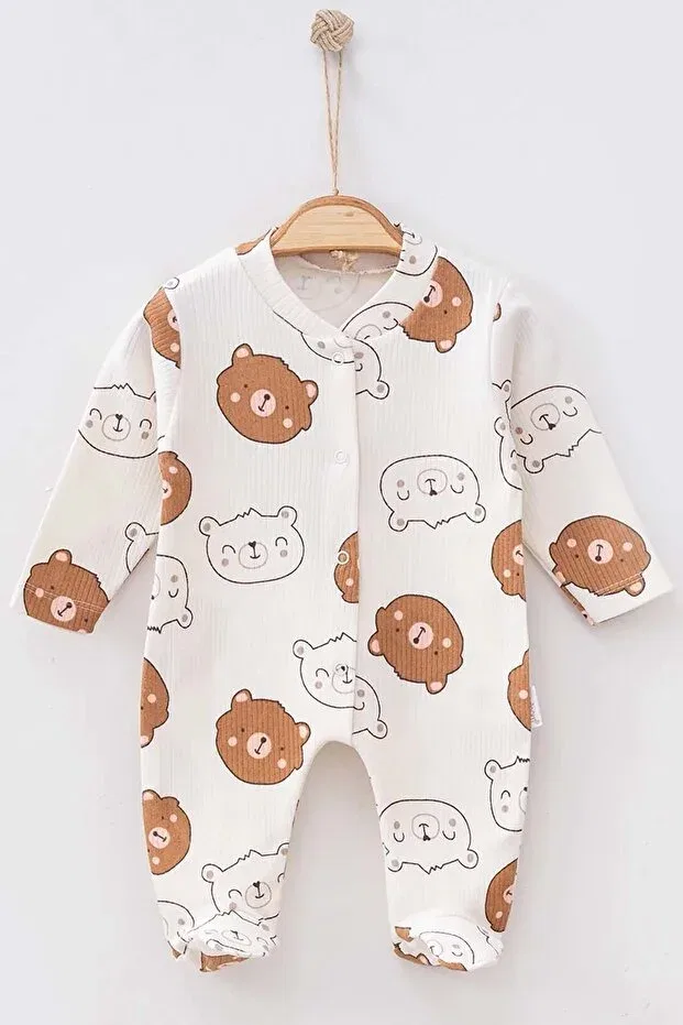 Детский комбинезон для новорожденных с принтом Basics Myzi Store, Brown