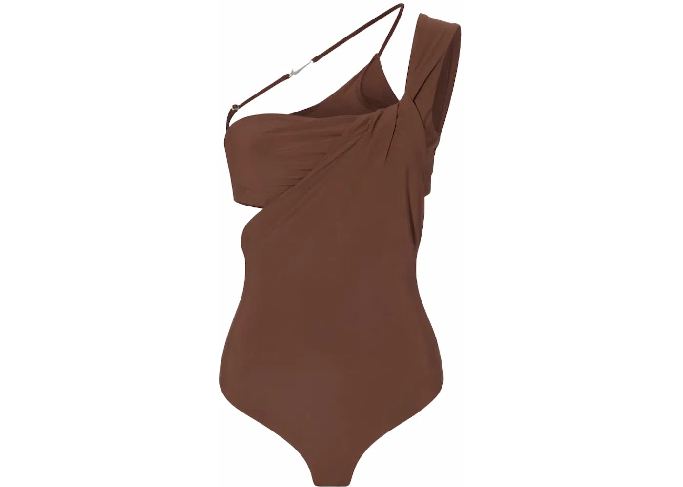 Женское платье-драпри Jacquemus x Nike Le Body Drapé Dress, Brown