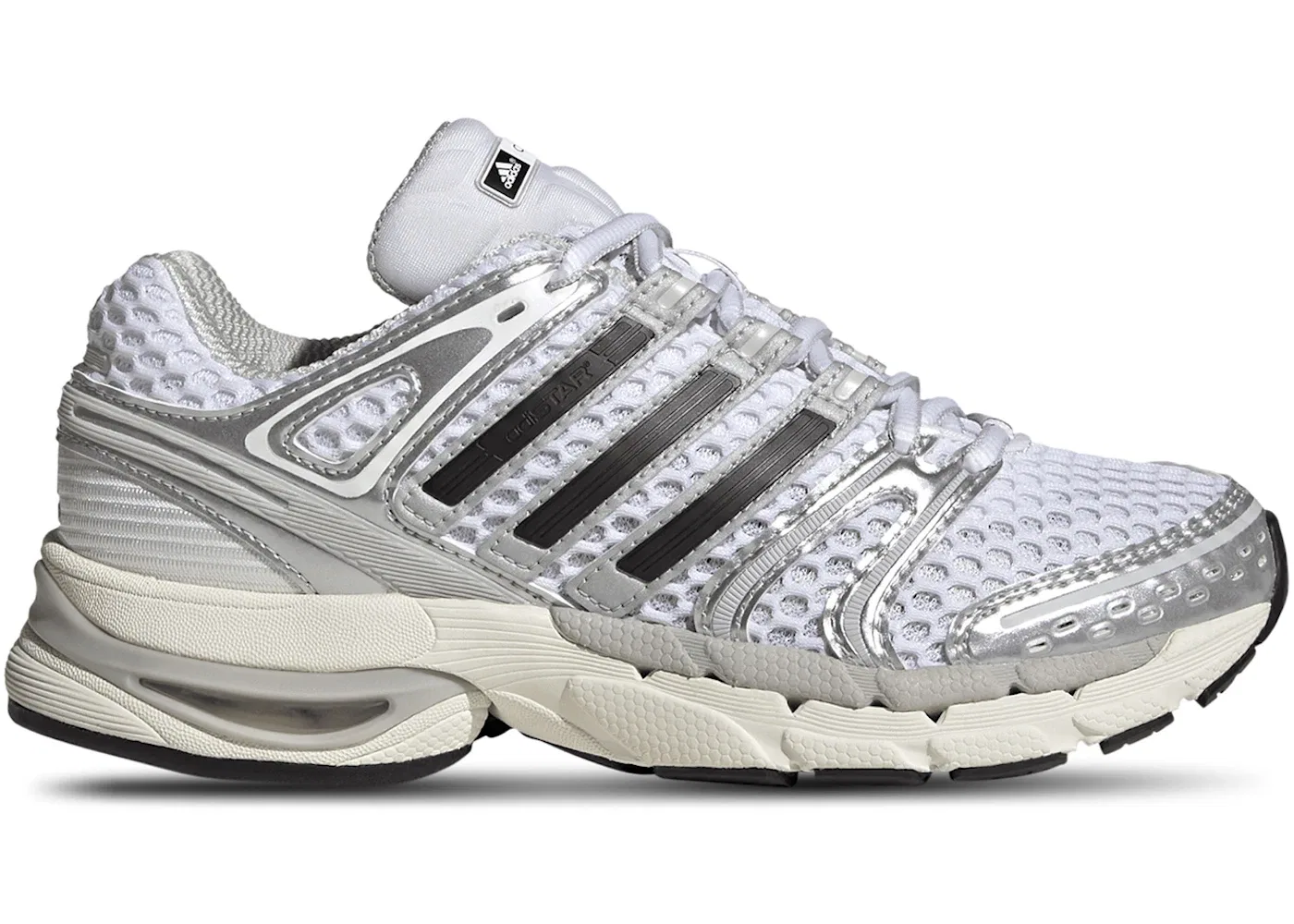 Детские кроссовки lifestyle с сетчатым верхом Adidas Adistar Control 5, Cloud White Silver Metallic Grey One