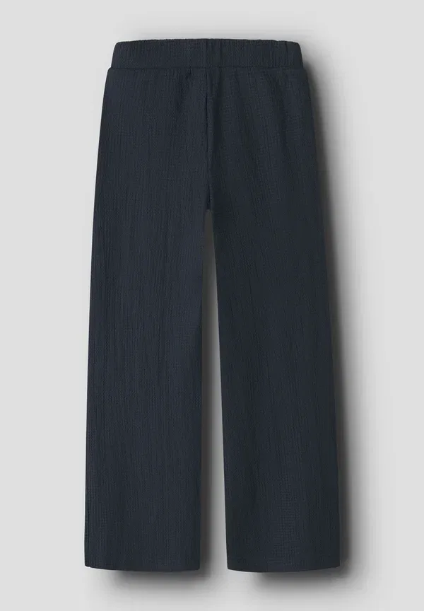 Брюки с эластичным поясом Nkffrimo wide pant Name It, темно-синий Blazer — фото 4