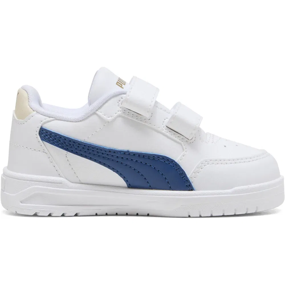 Детские кроссовки для девочек с низким верхом Shuffle Downtown Low V Puma, White