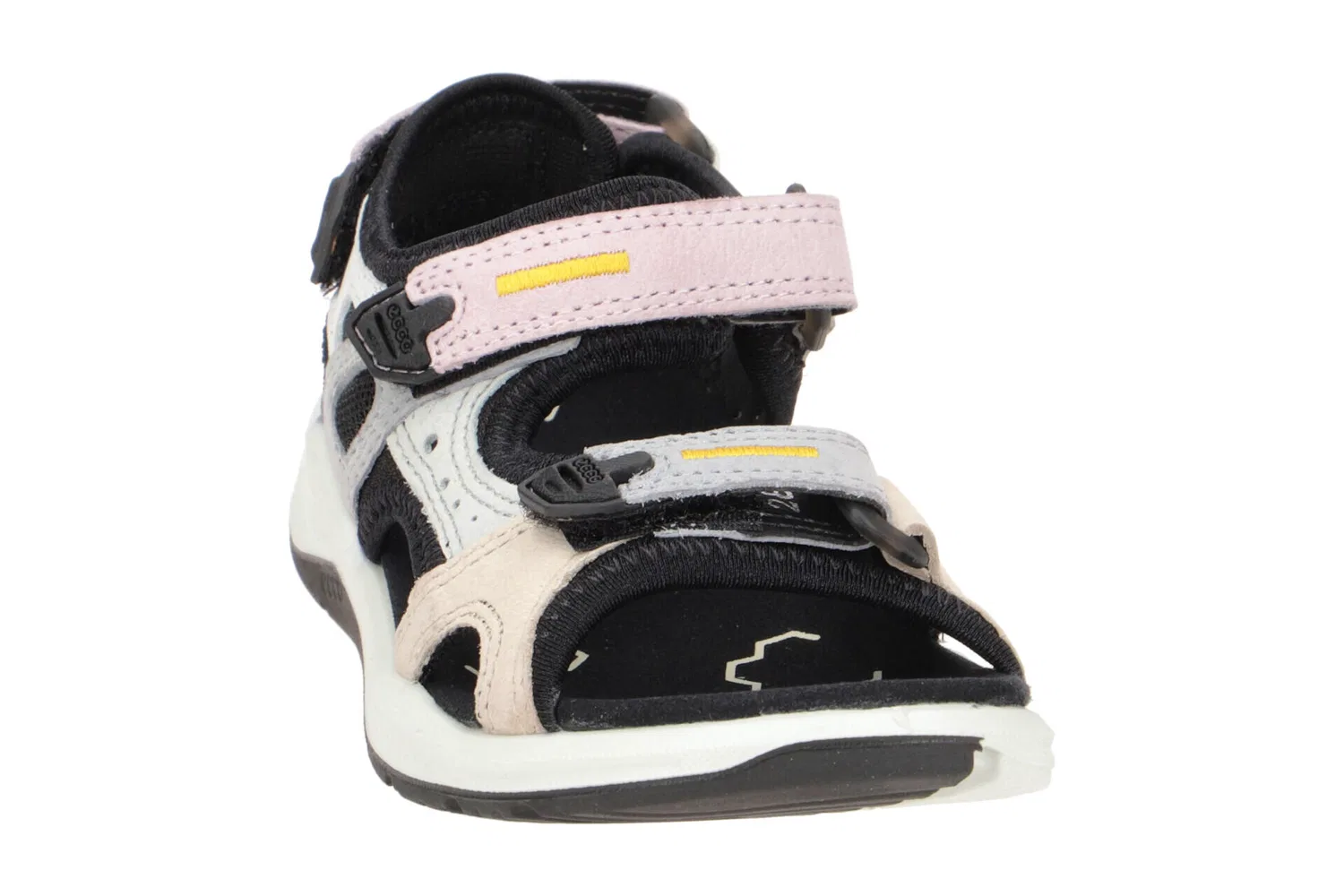 Детские сандалии для девочек с закрытым носком X-TRINSIC Ecco, Multicolor Blossom Rosa — фото 2