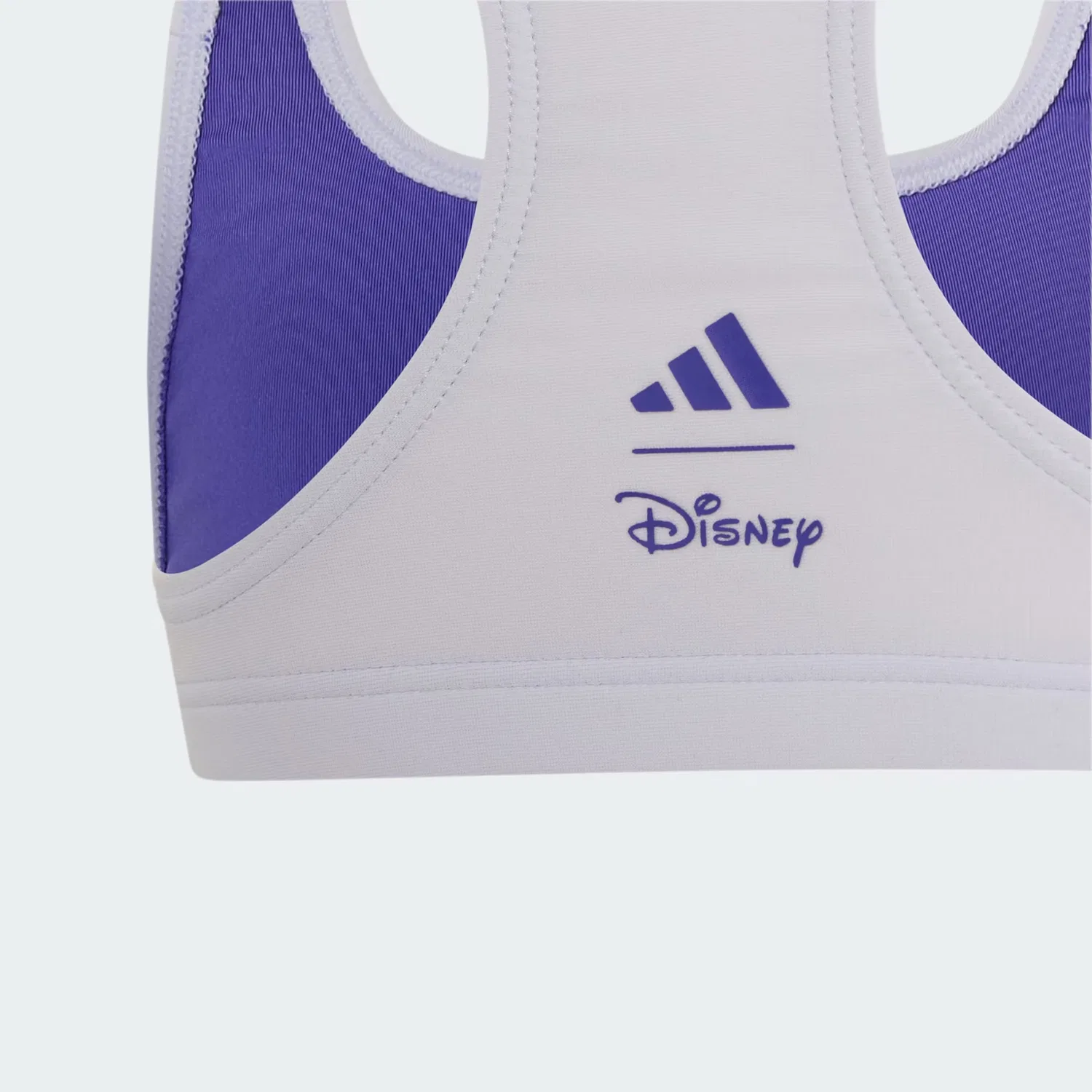 Спортивный купальник Adidas Sportswear Disney фиолетового и белого цвета — фото 3