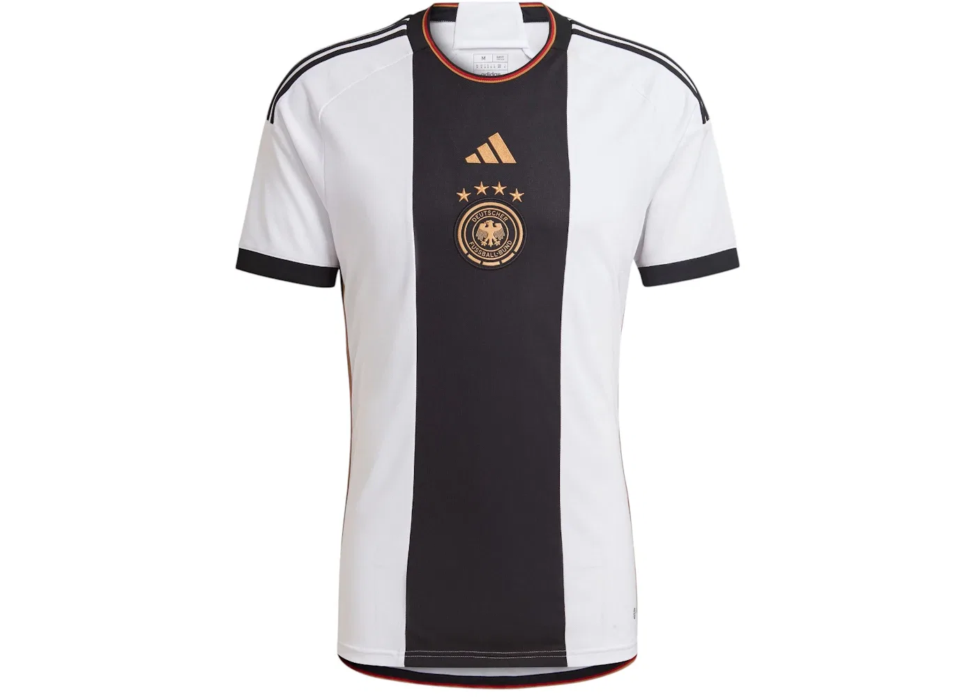 Мужская футбольная футболка с принтом Германия 22 Home Jersey Adidas, White