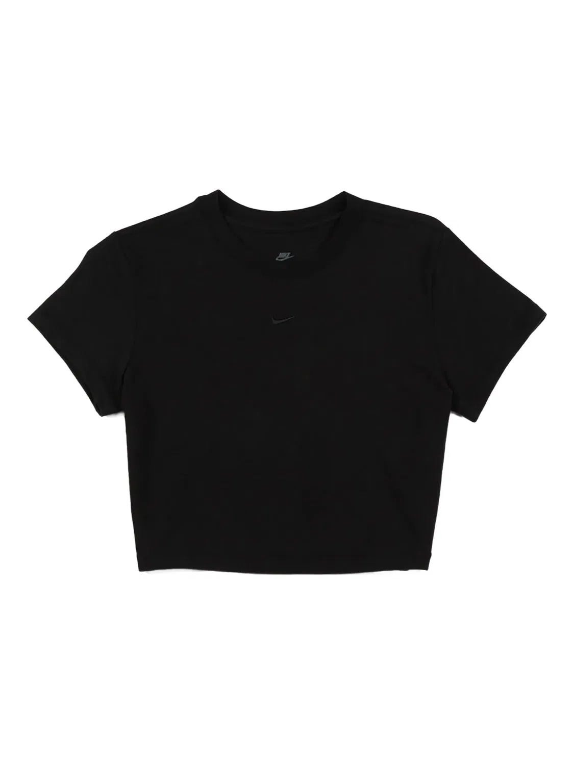 Укороченная футболка Chill Knit Nike, черный