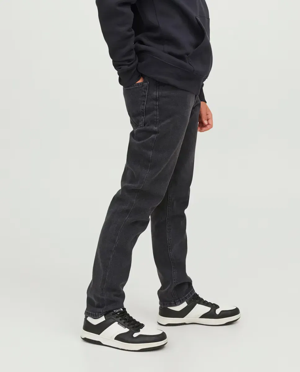 Детские джинсы для мальчиков Regular Fit Jack & Jones, Negro — фото 4
