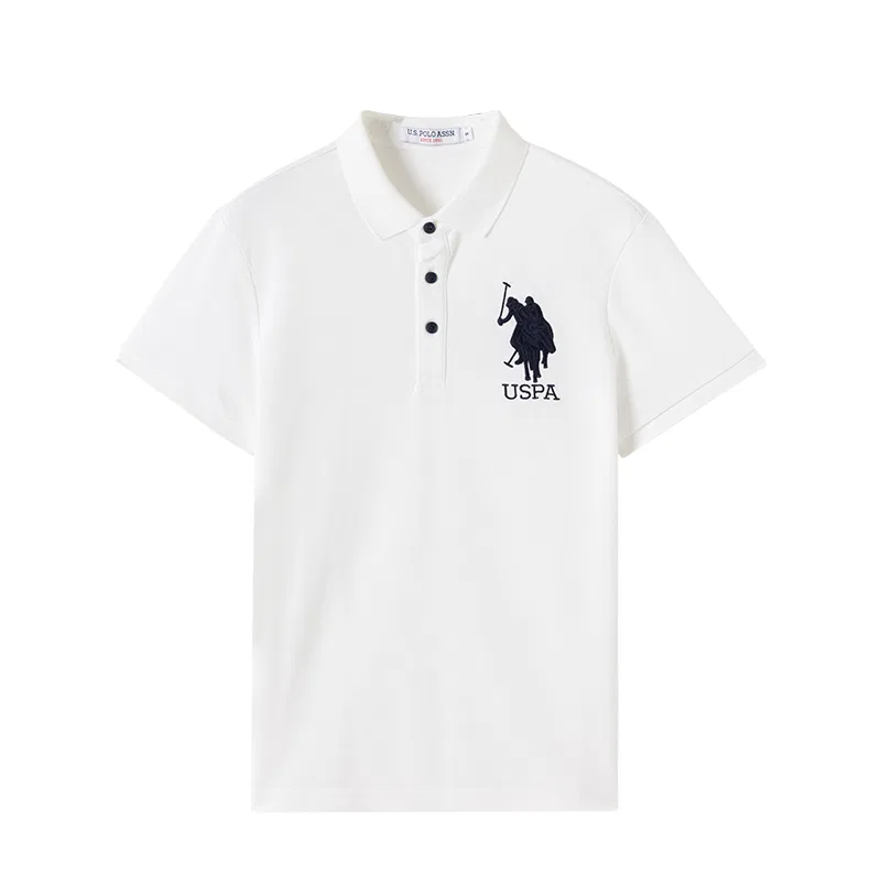 Поло мужское U.S. POLO ASSN., Pure White