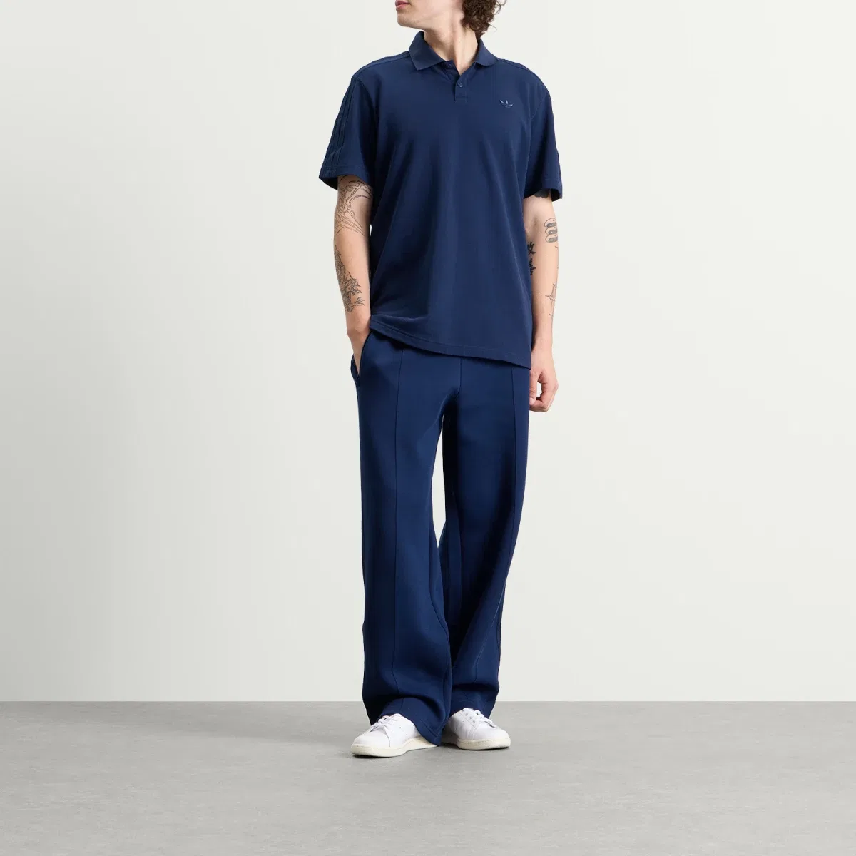Спортивные брюки свободного кроя Beckenbauer Trackpant Adidas, Night Indigo — фото 4