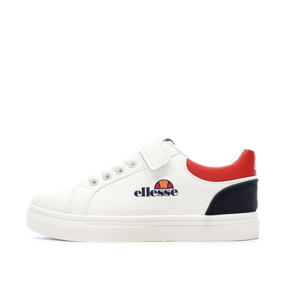 Детские кроссовки с липучками Sabi Ellesse, Weiss Mitternachtsindigo Rot