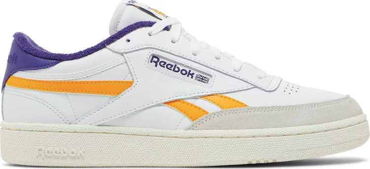 Кроссовки club c revenge 'white bold purple' Reebok, белый - фото