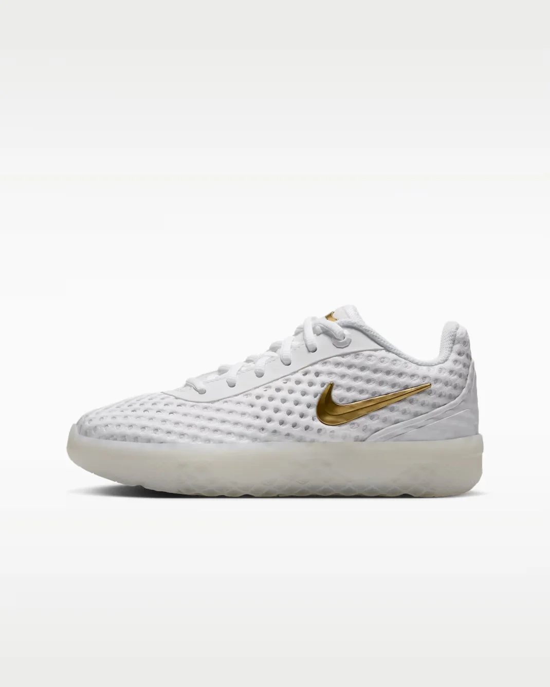 Кроссовки подростковые Nike LeBron Witness X, белый/золотистый