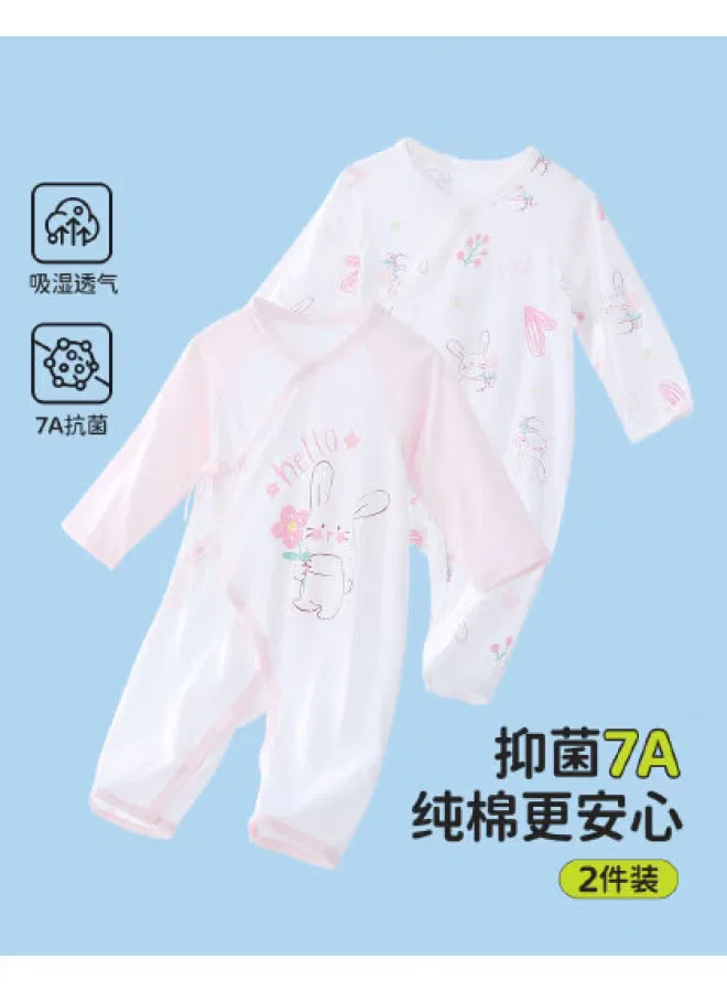 Боди-комбинезон дышащий хлопковый для новорожденных Bornbay, розовый