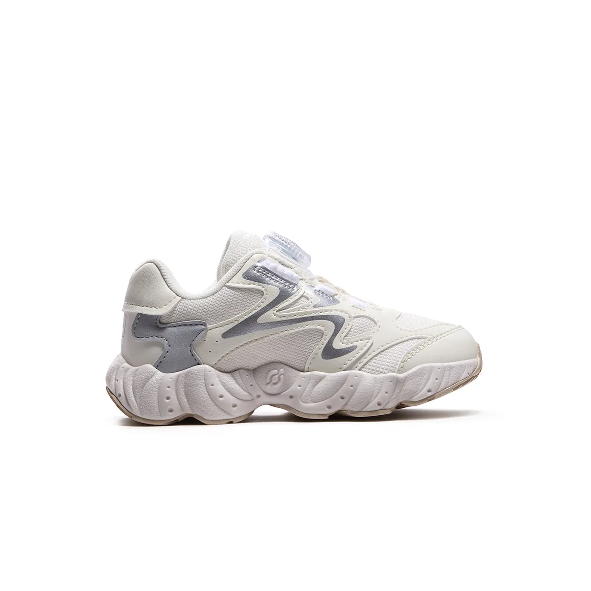 Детские кроссовки FILA KIDS, Milk White/Space Silver — фото 3