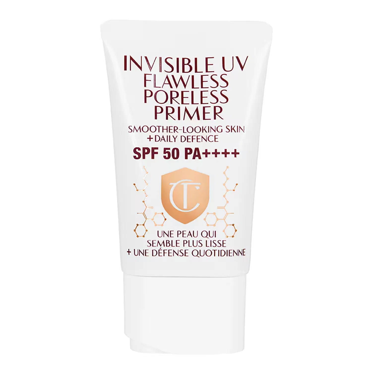 Праймер для лица 30 мл с гиалуроновой кислотой Invisible UV Flawless Poreless CHARLOTTE TILBURY