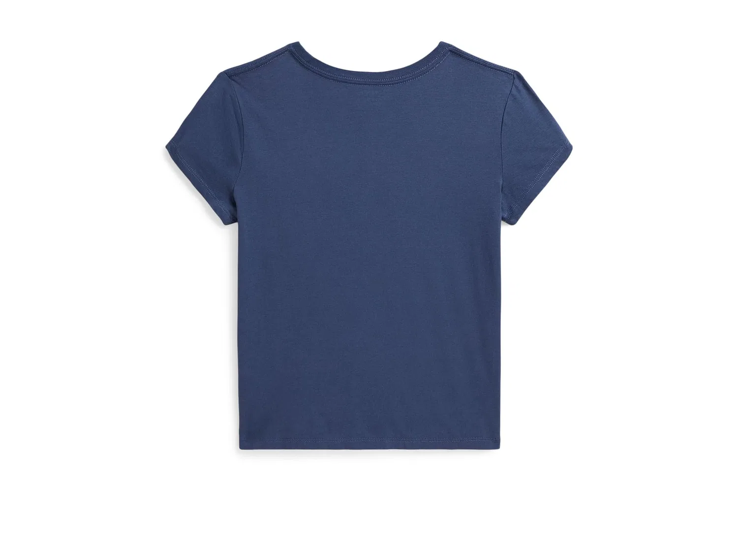 Футболка из хлопкового трикотажа с лоскутным логотипом (для детей постарше) Polo Ralph Lauren Kids, Old Royal — фото 2