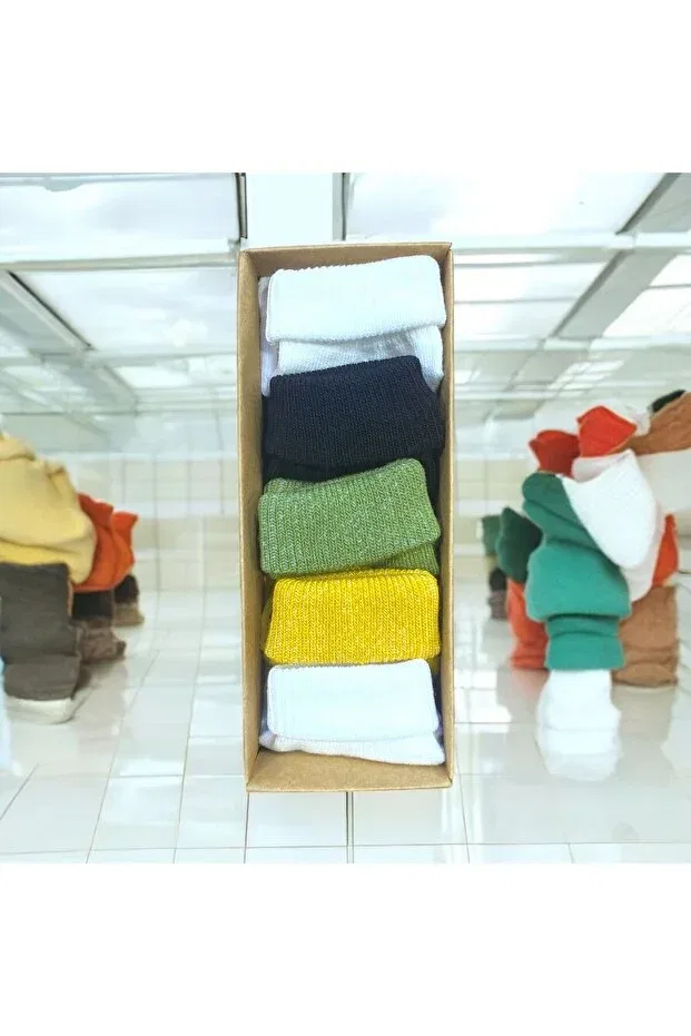 Детские носки для новорожденных хлопковые Miniloppoo, Multicolor — фото 2