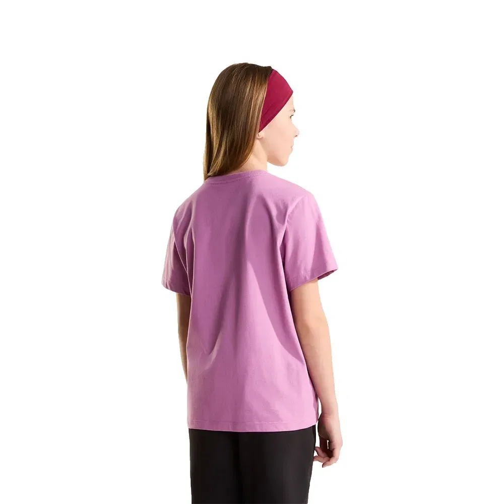 Детская футболка для девочек Evolution Simple Dome The north face, Pink — фото 2