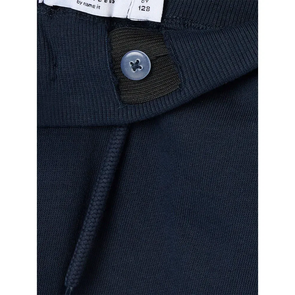 Детские спортивные штаны для мальчиков с флисовой подкладкой Vian Regular Sweat Pants Name it, Blue — фото 4