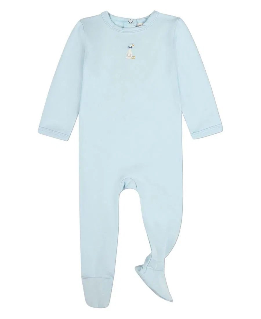 Боди-комбинезон с длинным рукавом Sitting Goose MeMoi, Baby Blue