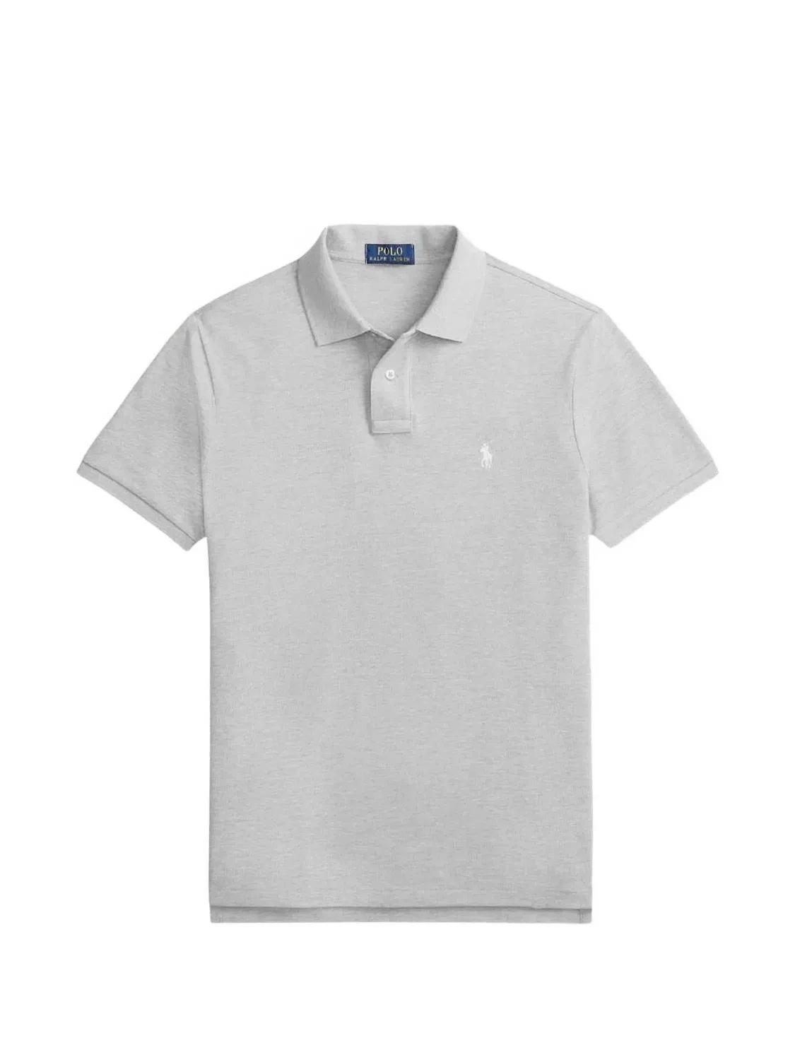 Поло из хлопка, серое Polo Ralph Lauren, серый